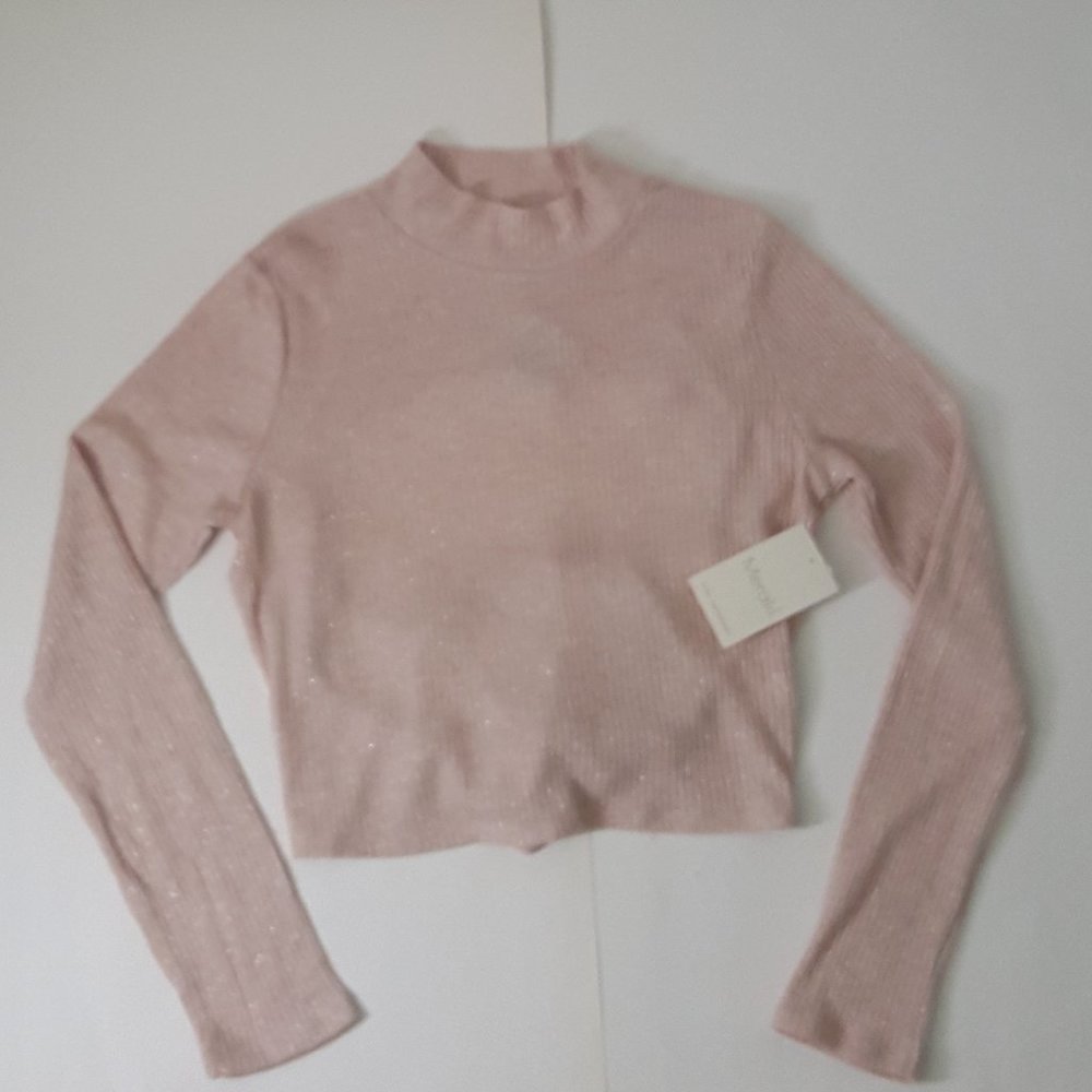 New Women's Girl's MERAKI Top Blouse Size XL Tan